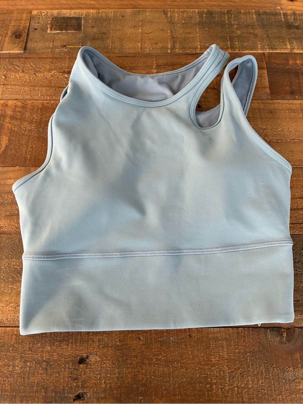 lululemon athletica Mastered Motion Cropped Tank — Blue